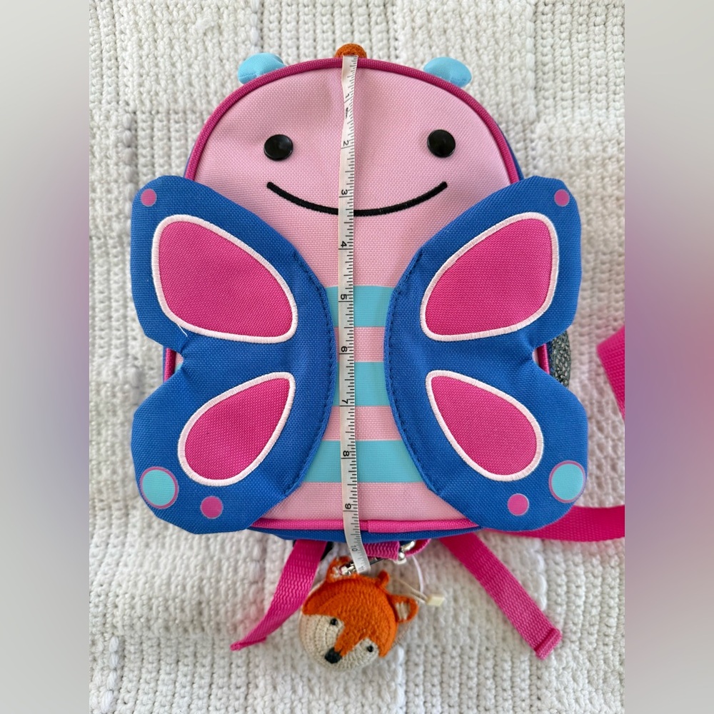 Skip Hop Zoo Butterfly Backpack With Safety Harness - Picture 9 of 12